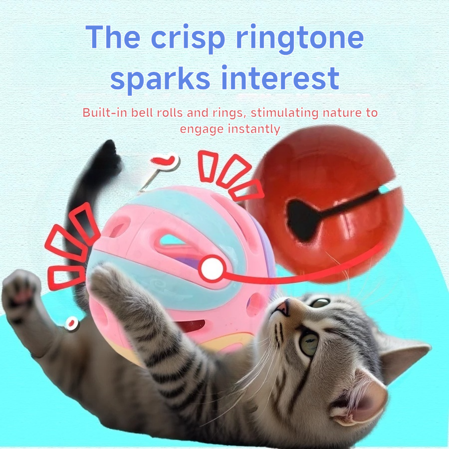 Cat bell ball