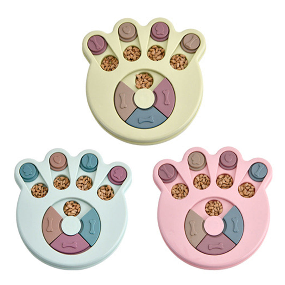 Dog brain teaser puzzle for training memory, sequencing, and fine motor control skills