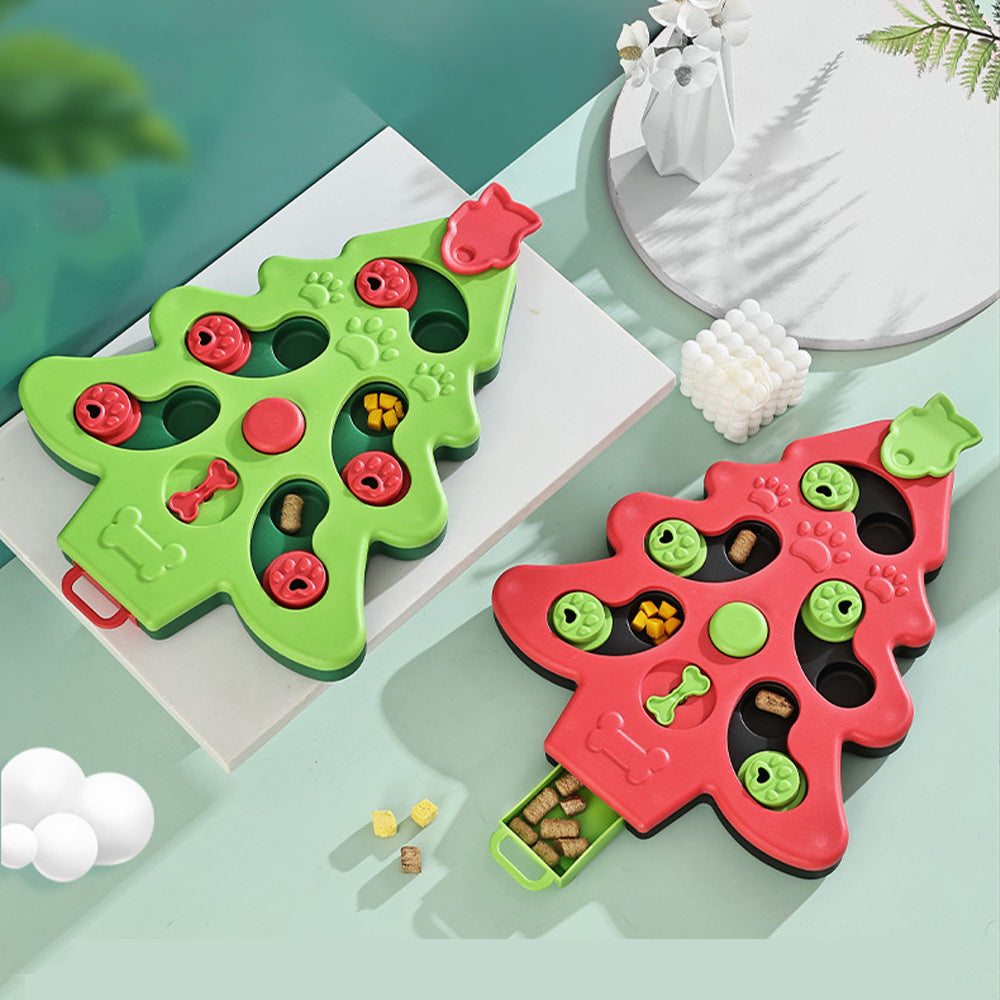 Dog brain teaser puzzle for training memory, sequencing, and fine motor control skills