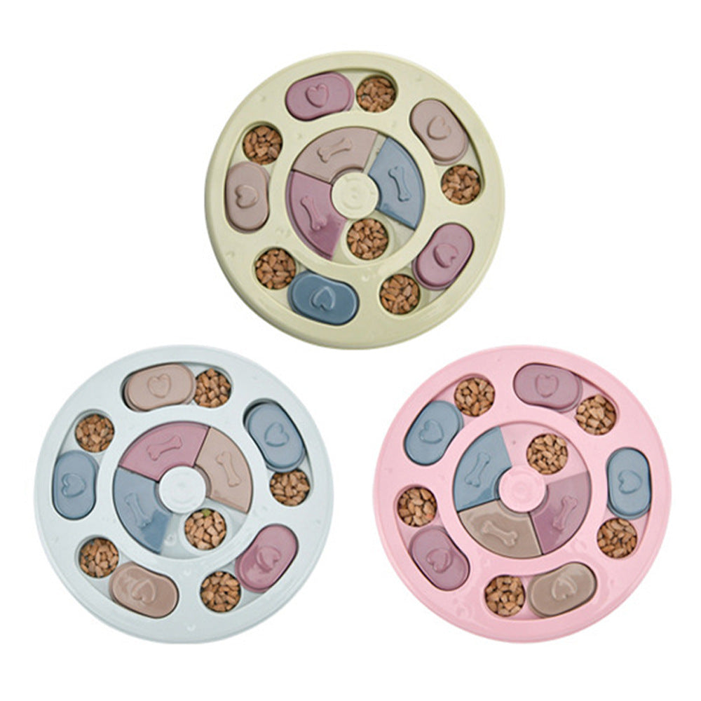 Dog brain teaser puzzle for training memory, sequencing, and fine motor control skills