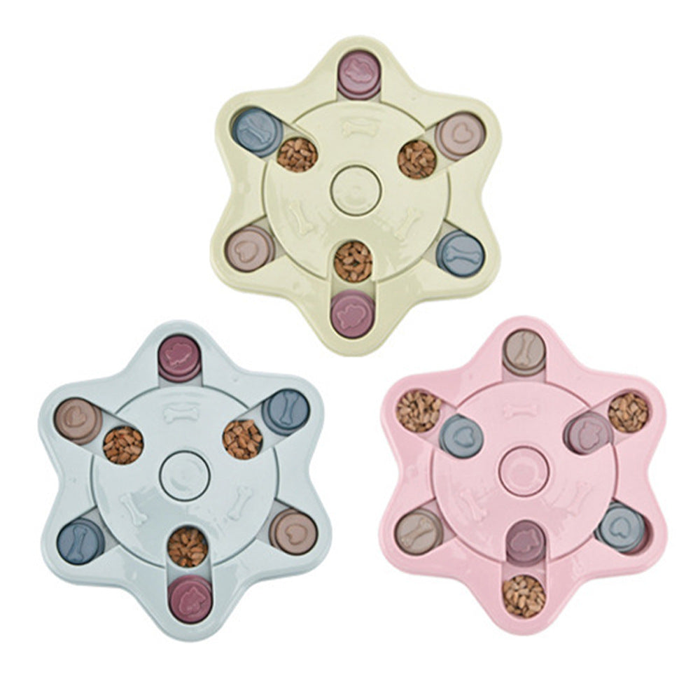 Dog brain teaser puzzle for training memory, sequencing, and fine motor control skills