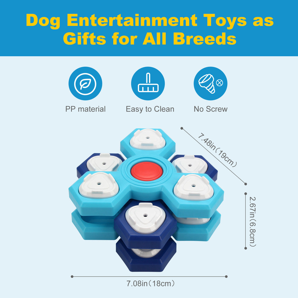 Multi-sensory dog play station with tunnels and interactive elements for intelligent breeds