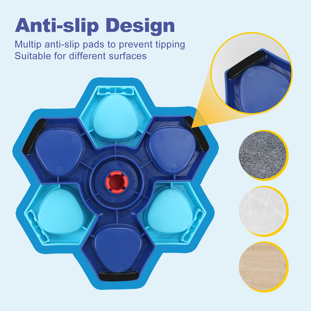 Multi-sensory dog play station with tunnels and interactive elements for intelligent breeds