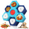 Multi-sensory dog play station with tunnels and interactive elements for intelligent breeds
