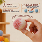 Quiet plush ball