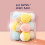 Quiet plush ball