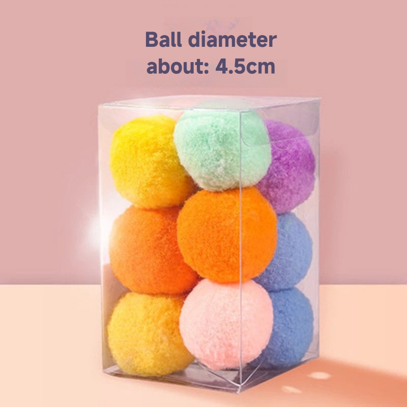Quiet plush ball