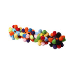 Interactive dog snuffle ball toy for foraging and mental stimulation with soft fleece