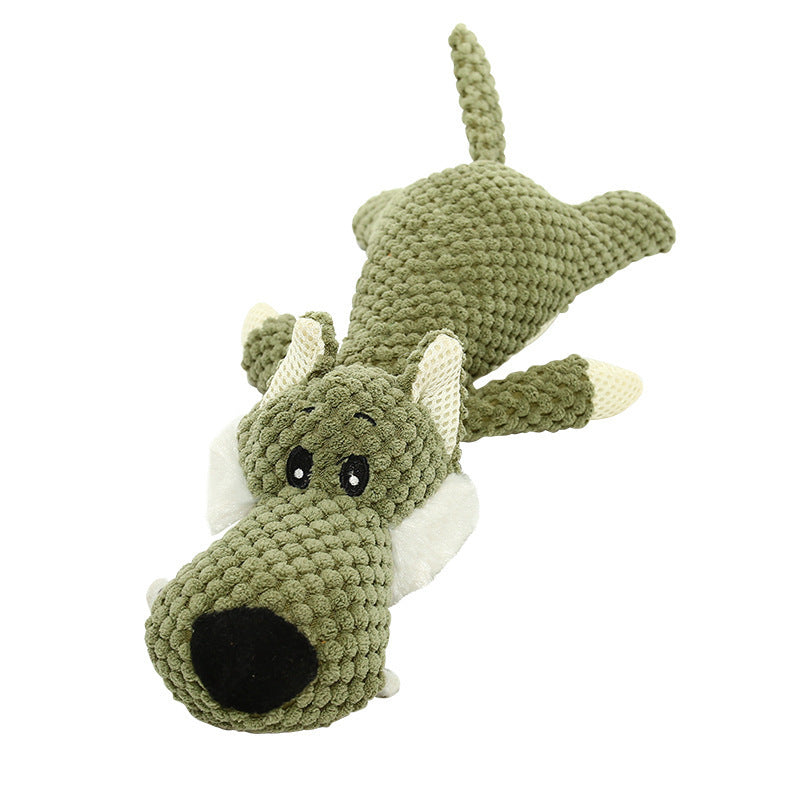 Snail snuffle toy for dogs with soft safe materials and hidden treat compartments