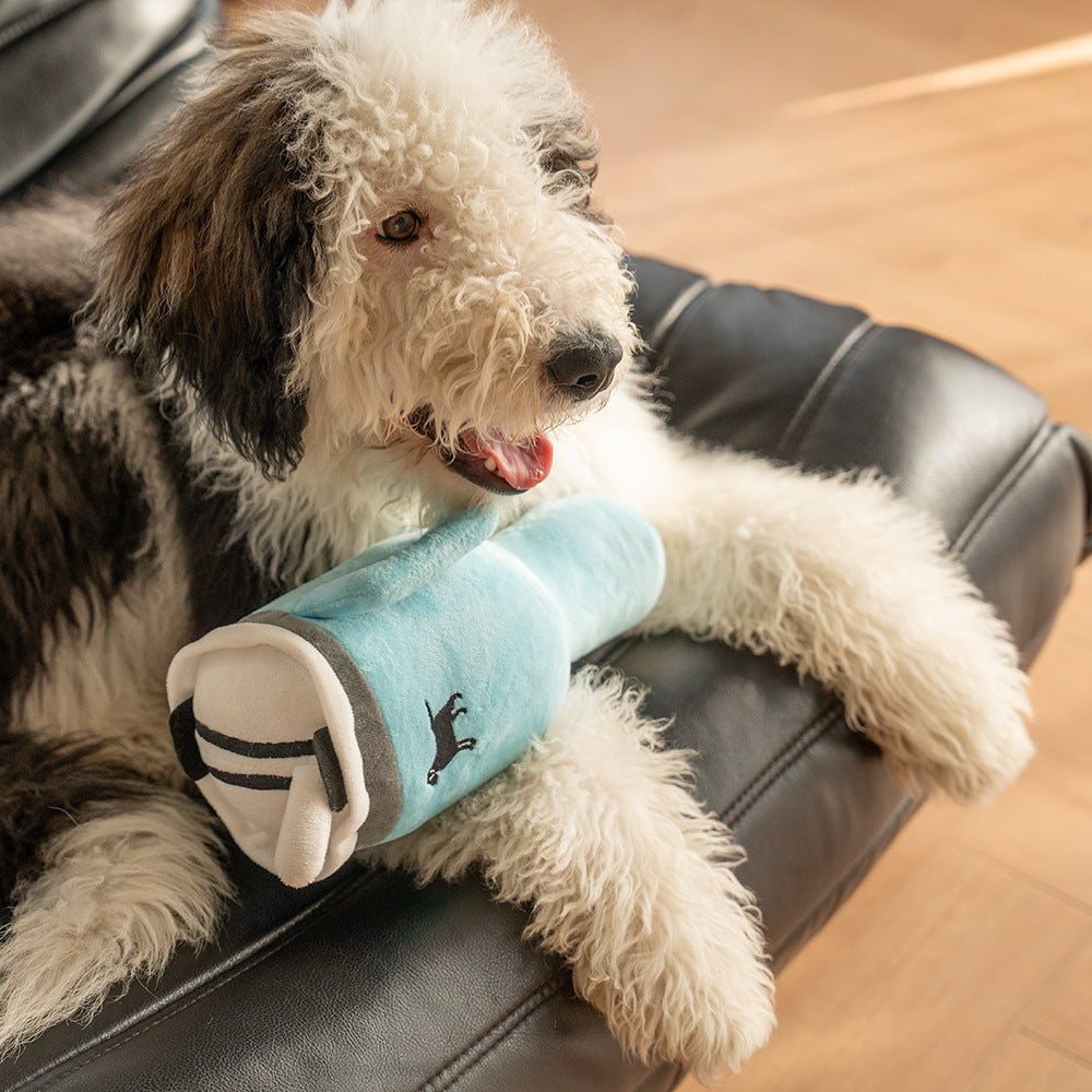 Snail snuffle toy for dogs with soft safe materials and hidden treat compartments